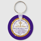 Kleine Geschenke für Kirchenmitglieder oder Kirche Schlüsselanhänger (Vorderseite)