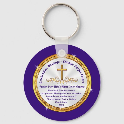 Kleine Geschenke für Kirchenmitglieder oder Kirche Schlüsselanhänger (Vorderseite)