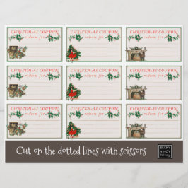 Kleine Geschenke Weihnachtscoupons Flyer