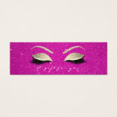 Kleine Geschenkgutschrift Hot Pink Glitte Lash Mak (Vorderseite)