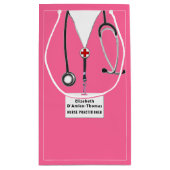 Kleine Geschenktasche für Krankenschwester oder Är Geschenktüte (Rückseite)