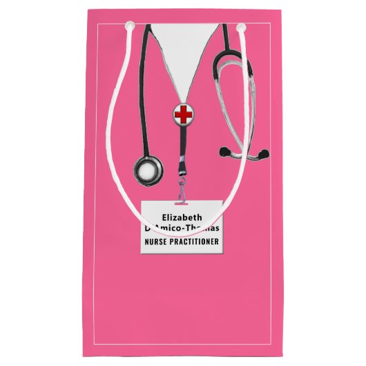 Kleine Geschenktasche für Krankenschwester oder Är Kleine Geschenktüte (Vorderseite)