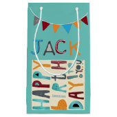 Kleine Geschenktasche - Herzlichen Glückwunsch zum Geschenktüte (Vorderseite)