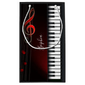 Kleine Geschenktüte für Schwarz und Weiß (Rückseite)