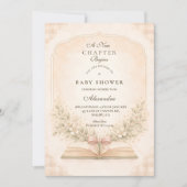 Kleine Geschichte beginnt Baby Shower Einladung (Vorderseite)