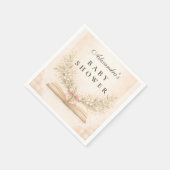 Kleine Geschichte Beginnt Baby Shower Serviette (Ecke)