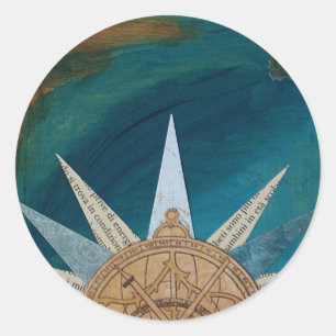 Kleine Geschichten 1 Runder Aufkleber