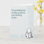 Kleine Gesten denken Sie 5 x 7 Karten (Gelbe Blume)