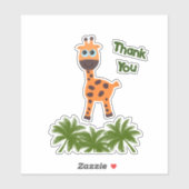 Kleine Giraffe Aufkleber (Blatt)
