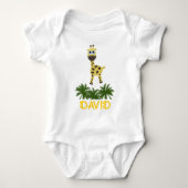 Kleine Giraffe Baby Strampler (Vorderseite)