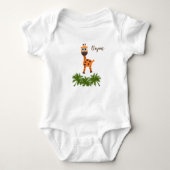 Kleine Giraffe Baby Strampler (Vorderseite)