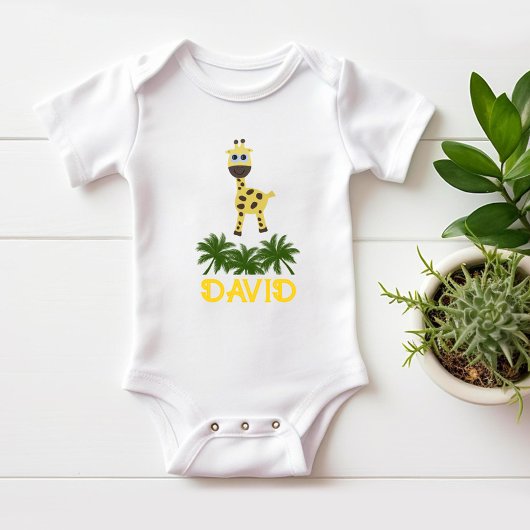 Kleine Giraffe Baby Strampler