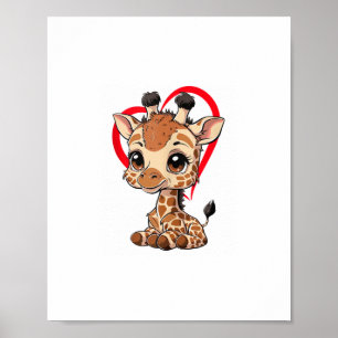 Kleine Giraffe Erwachsene Kinder Männer Giraffe L Poster