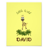 Kleine Giraffe Fotodruck (Vorne)