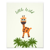 Kleine Giraffe Fotodruck (Vorne)