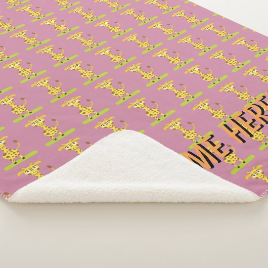 Kleine Giraffe Sherpadecke (3/4)