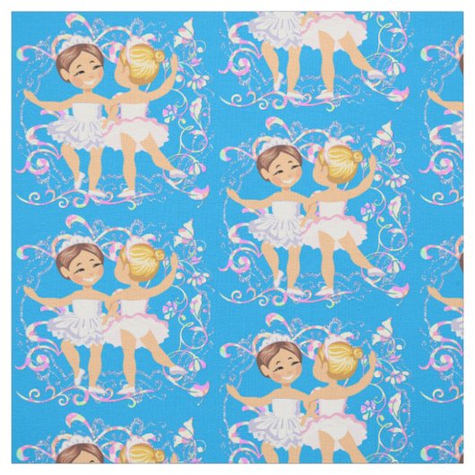 Kleine Girl Ballet Tänzer Stoff (Muster)