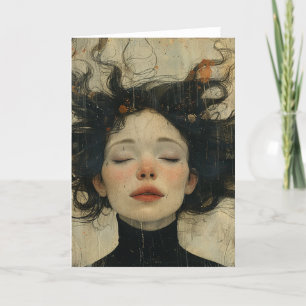 Kleine Girl Dreaming Jedes Anlasses Karte