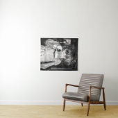 Kleine Girl Drink Kaffee Wandteppich (Beispiel (Horizontal))