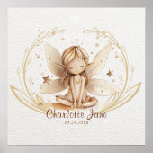 Kleine Girl Fairy Wall Art Poster (Vorne)