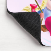 Kleine Girl Swinging Mousepad (Ecke)