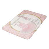 Kleine Girls Ballerina Tutu Tanz Badematte (Schrägansicht)