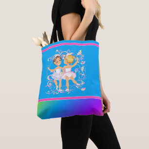 Kleine Girls Ballett Tänzerin Tag Tasche