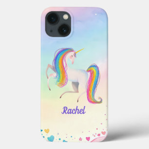 Kleine Girls farbenfrohe Fantasie Unicorn Case-Mate iPhone Hülle