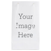 Gestaltbare Geschenktüte - Klein, Glänzend (Vorderseite)