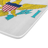 Kleine Glasschneidemaschine mit der Flagge der Jun Schneidebrett (Ecke)