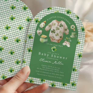 Kleine Glücksbringer-Baby-Shower-Einladung Einladung