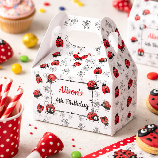 Kleine Glückskäfer Geburtstag Geschenkschachtel