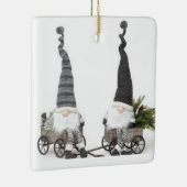 *KLEINE GNOMES* CHRISTMAS ORNANATION KERAMIKORNAMENT (Rechts)