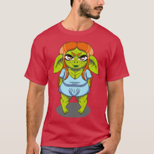 Kleine Gobbo-Mädchenfarbe T-Shirt