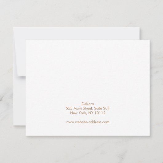 Kleine Gold Stars Frisur Barrett Display Card Einladung (Rückseite)