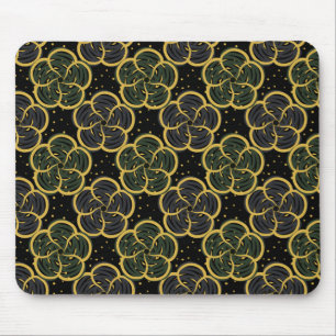 Kleine goldene Blume nahtlos Mousepad