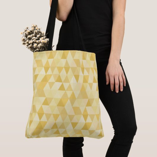 Kleine Goldene Dreiecke Tasche (Von Nahem)