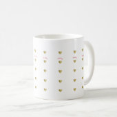 kleine goldene Liebe mit Namen Kaffeetasse (VorderseiteRechts)