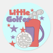 Kleine Golfer Sticker (Vorderseite)