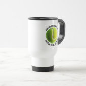 Kleine Größe Personalisierter Text Weiß Benutzerde Reisebecher (VorderseiteRechts)
