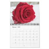 Kleine Größe Schöne Blumen Kalender (Feb 2027)