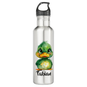 Kleine grüne Ente  Edelstahlflasche