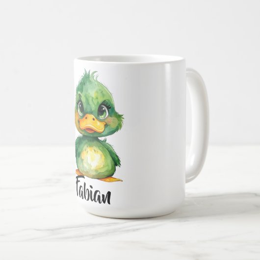 Kleine grüne Ente  Kaffeetasse (VorderseiteRechts)