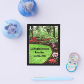 Kleine grüne Landschaft Grüne Landschaft Rasen Pfl Flyer (Einzeln)