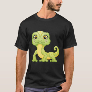 Kleine Grüne Leguan-Echse Reptilien T-Shirt