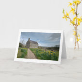 Kleine Gruß-Karte der Narzissen-Kirchen-| Karte (Gelbe Blume)