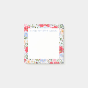 Kleine Haftnotiz Florale Post-It Notizen