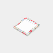 Kleine Haftnotiz Florale Post-It Notizen (angewinkelt)