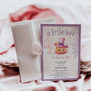 Kleine Halloween-Baby-Party für fast fälliges Mädc Einladung