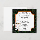 kleine Halloween-Party-Einladung der Strampler-5x5 Einladung (Vorne/Hinten)